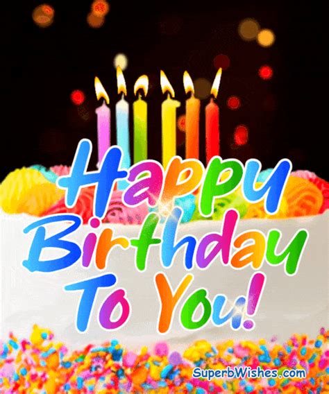 Happy Birthday Animated Images Free Download GIFs 